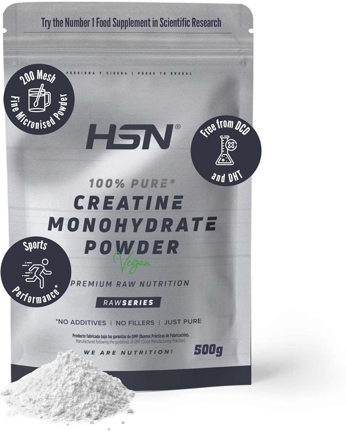 HSN Creatina Monohidrato Micronizada 500g