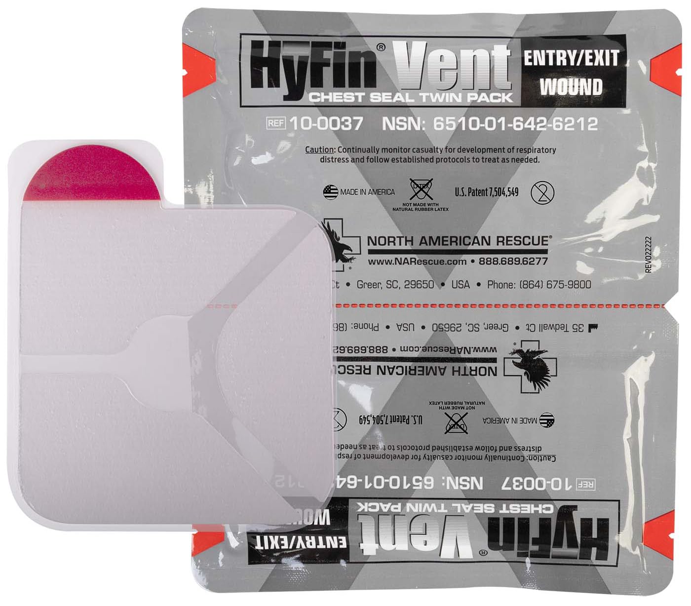 Hyfin Vent Chest Seal Twin Pack