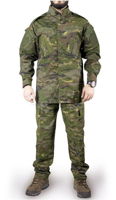 Mil-Tec BDU Chaqueta Woodland RipStop